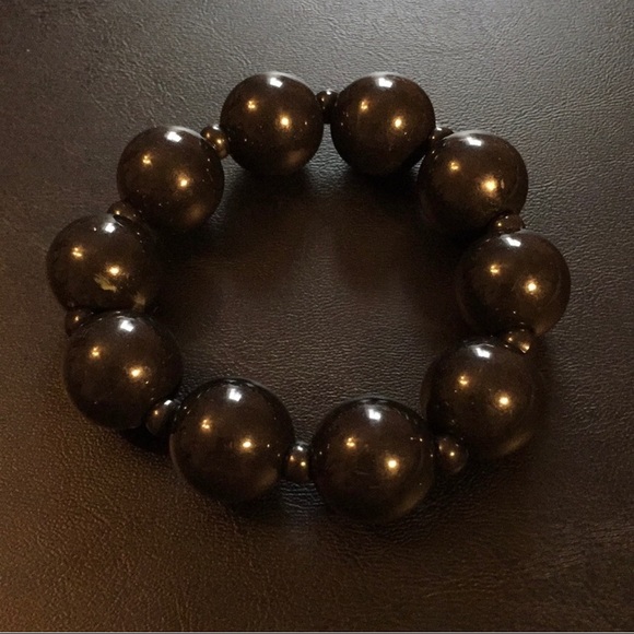 Black marble bracelet - Picture 2 of 5